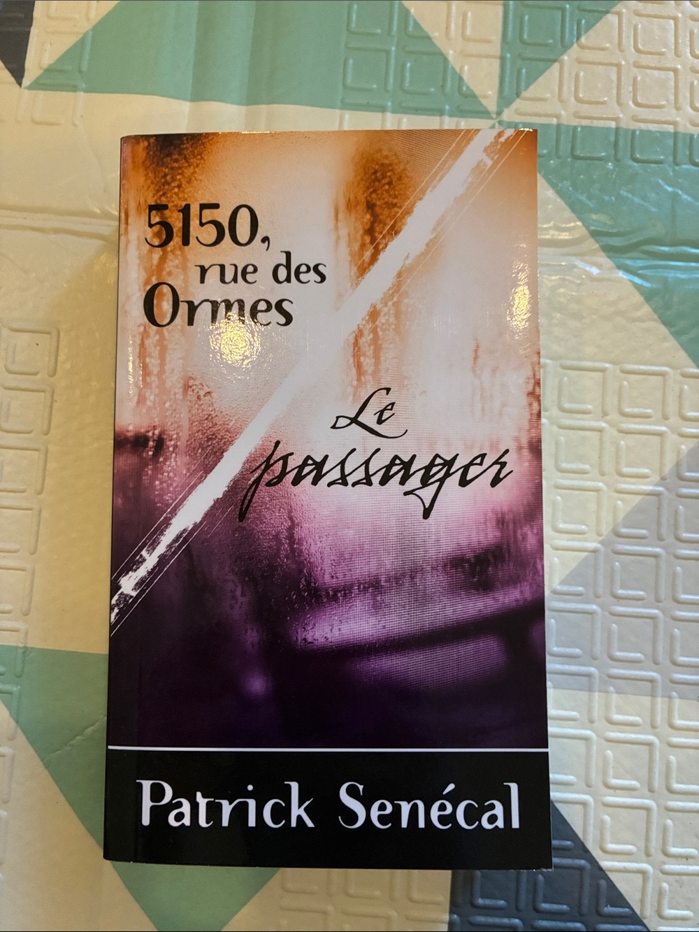 4/10$ 📚 Le passager by Patrick Senécal - Purple Ombre Paperback